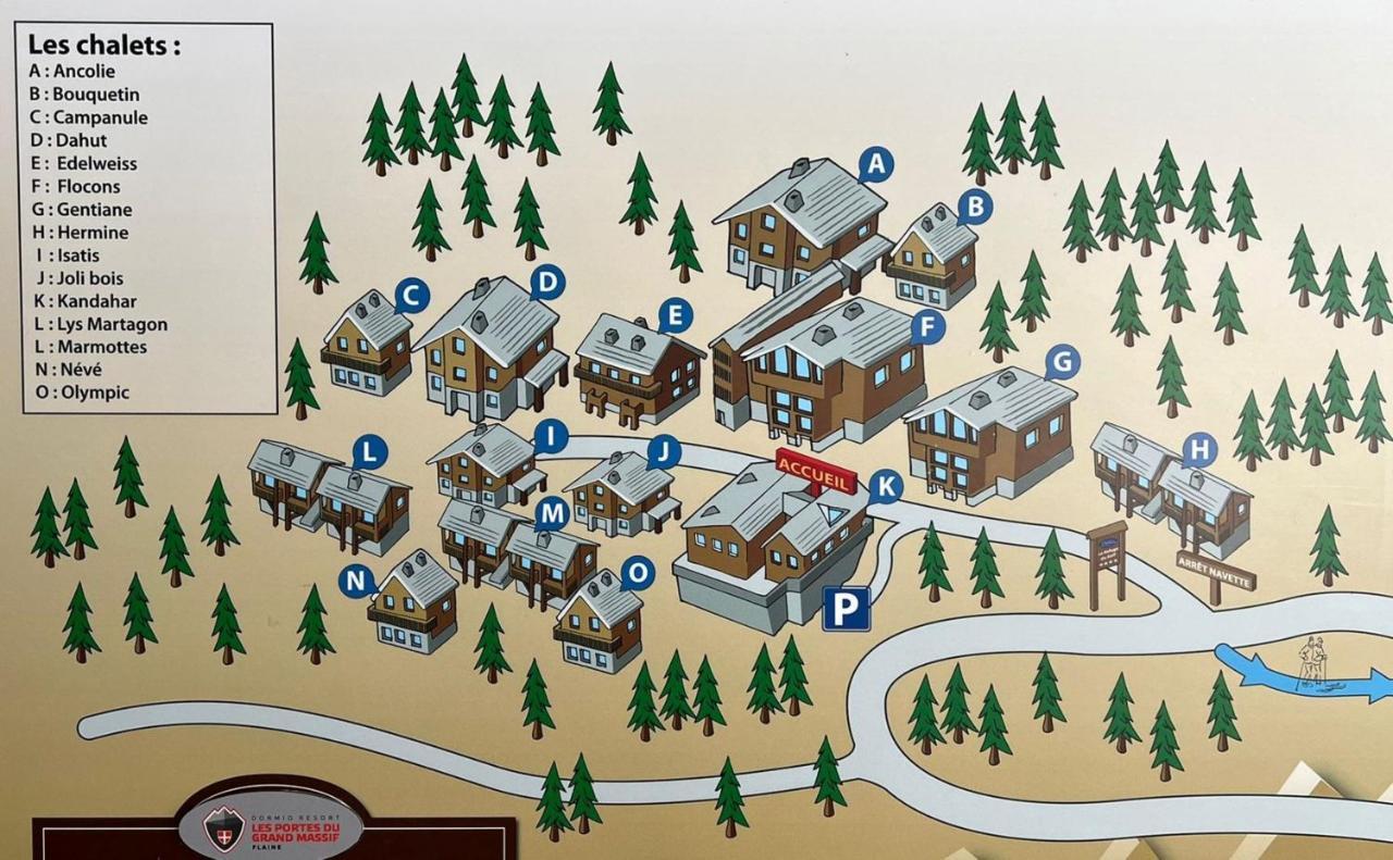 Residence Dormio Resort Les Portes Du Grand Massif - 플랜 외부 사진